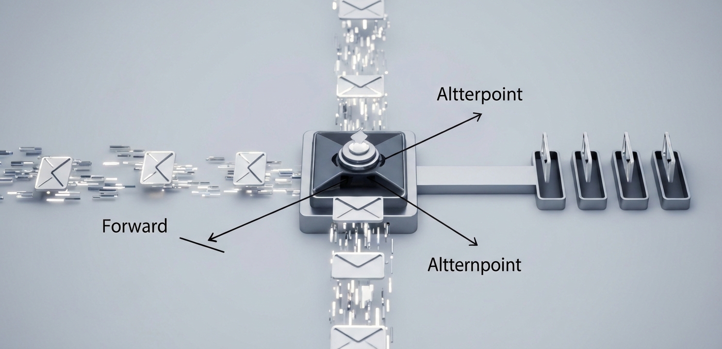 Configuring Email Accounts includes setting up advanced rules for forwarding and filtering incoming messages.