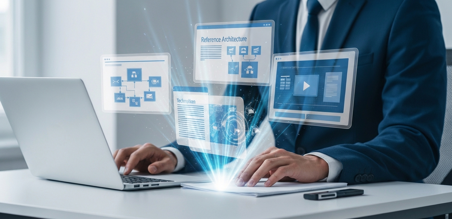 VMware Tech Zone teknik makaleler, referans mimariler ve videolar gibi çeşitli kaynaklara merkezi erişim sağlar.