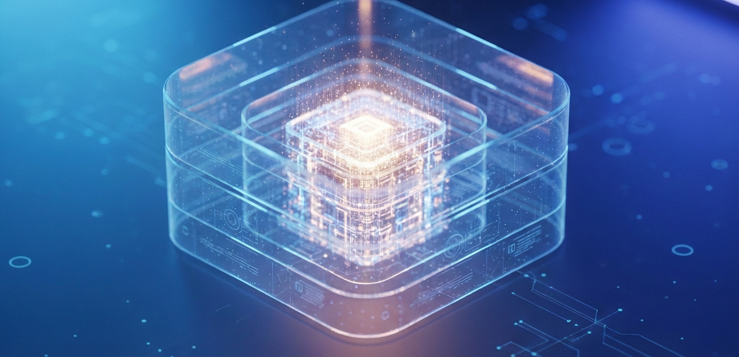 Abstract Digital Security Layer Visualization cPanel Web Hosting provides essential security features including automatic updates and backup recovery.