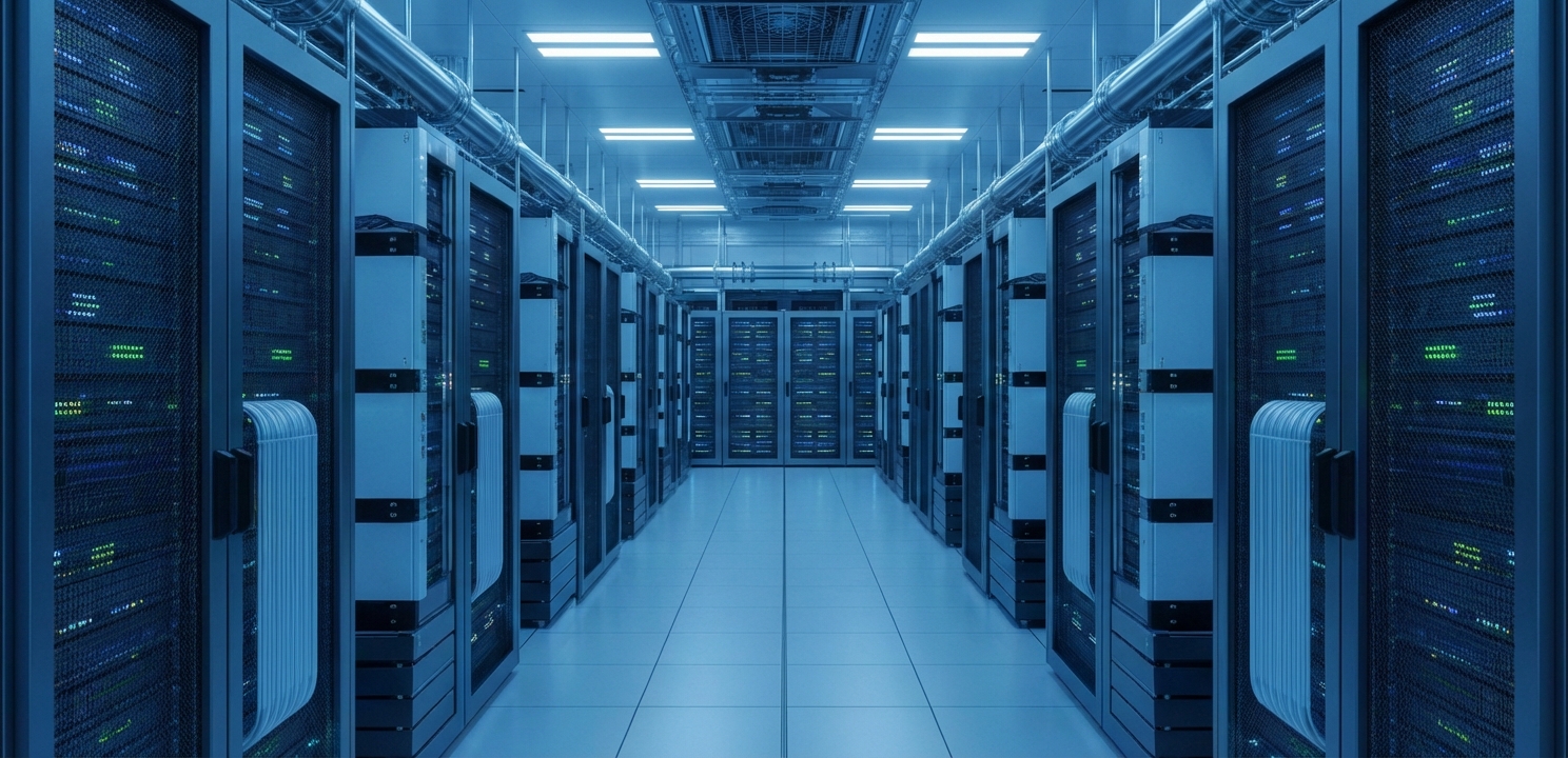 Web Hostingde Sürdürülebilirlik kapsamında sunucuların enerji verimliliğini artıran modern soğutma sistemleri teknolojisi.