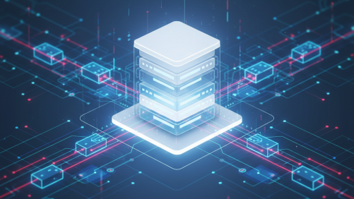 CentOS sistem yönetimini ve paket akışını gösteren dijital arayüz illüstrasyonu