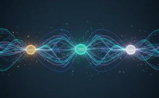 Digital network illustrating customer success, proactive support, and data-driven insights.