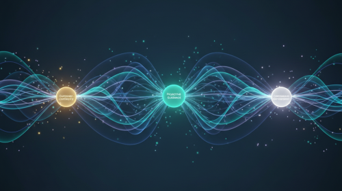 Digital network illustrating customer success, proactive support, and data-driven insights.