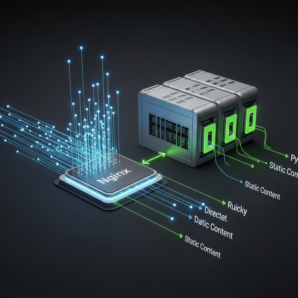 Nginx vs Apache hibrit yaklaşımı, statik ve dinamik içerik sunumunu birlikte optimize eder.