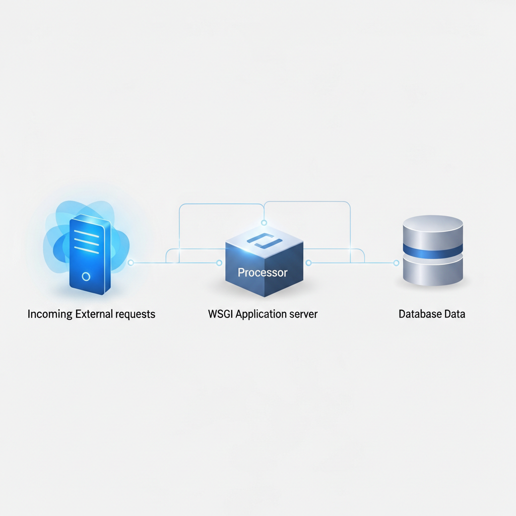 Python Django Projeleri İçin Sunucu Yapılandırması web sunucusu, uygulama sunucusu ve veritabanı bileşenlerinin uyumlu bir şekilde çalışmasını gerektirir