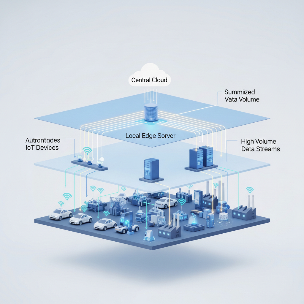 Edge Computing Nedir? bu mimari, veriyi kaynağında işleyerek bulut ve cihazlar arasında katmanlı bir yapı oluşturur