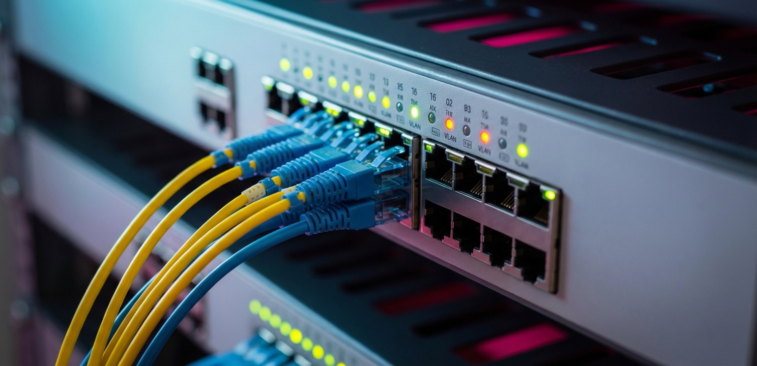 VLAN Configuration optimizes physical infrastructure by logically grouping ports for efficient network management.