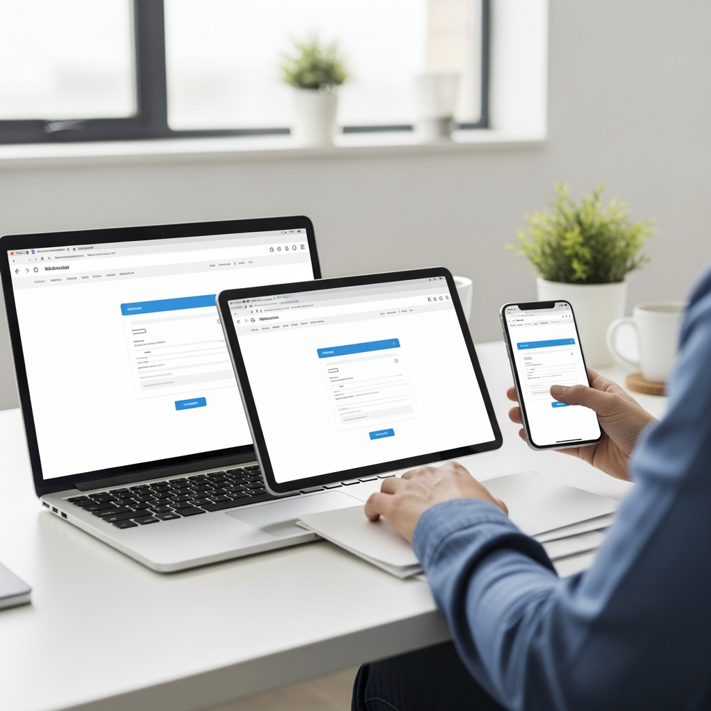 Webmail Nedir? Kullanıcılar tarayıcı üzerinden farklı cihazlardan kolayca e-postalarını yönetir.