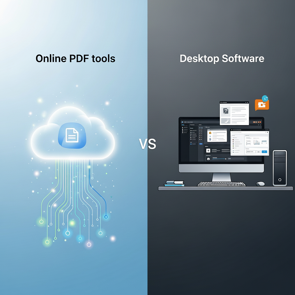PDF Düzenleme Yöntemleri: Online ve Masaüstü PDF Dosyası Nasıl Düzenlenir sorusu için online araçlar ve masaüstü yazılımları karşılaştırması
