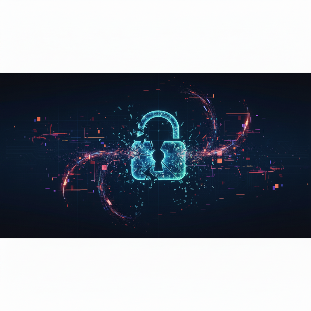 ERR_SSL_PROTOCOL_ERROR Çözümü: Bozulmuş güvenli web bağlantısını ve dijital protokol sorunlarını gösteren kavramsal bir görüntü.