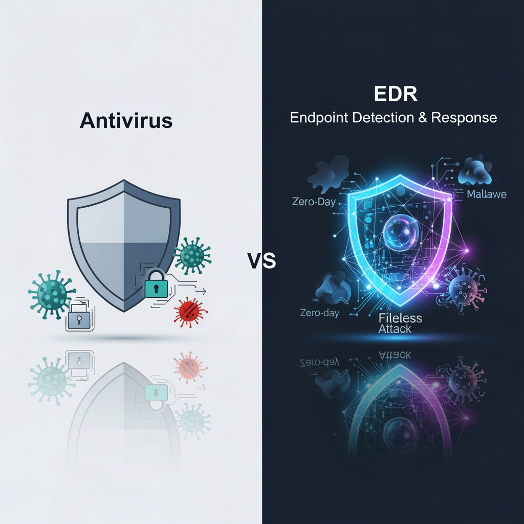 Antivirüs vs EDR: Kurumsal sunucular için gelişmiş ve geleneksel siber güvenlik yaklaşımlarının karşılaştırması
