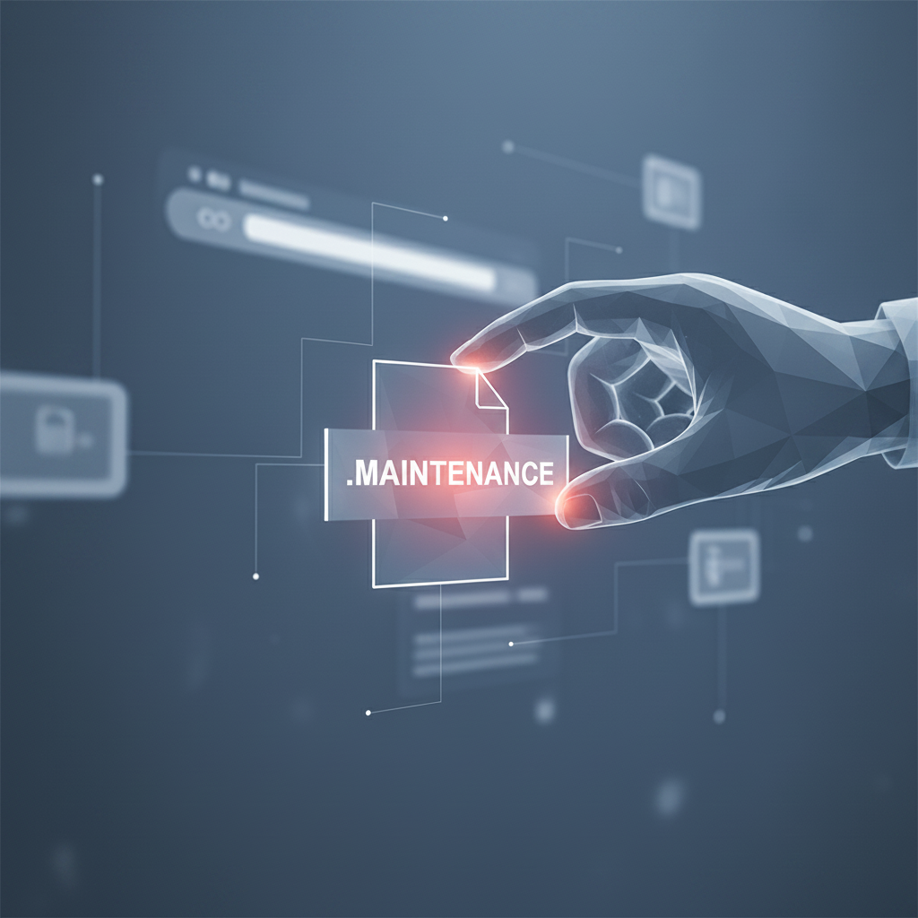Manuel dosya ile WordPress bakım modunu açma WordPress Bakım Modu, sunucu dosya yöneticisi aracılığıyla `.maintenance` dosyasını düzenleyerek manuel olarak etkinleştirilir. Bakım süreci.