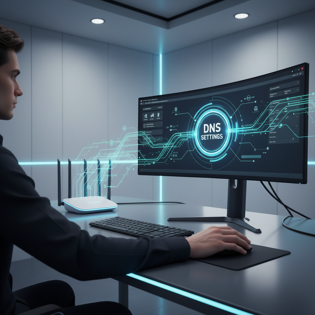 DNS Ayarları: Yönlendirici üzerinden ayarları değiştirerek internet deneyimini optimize eden kişi.