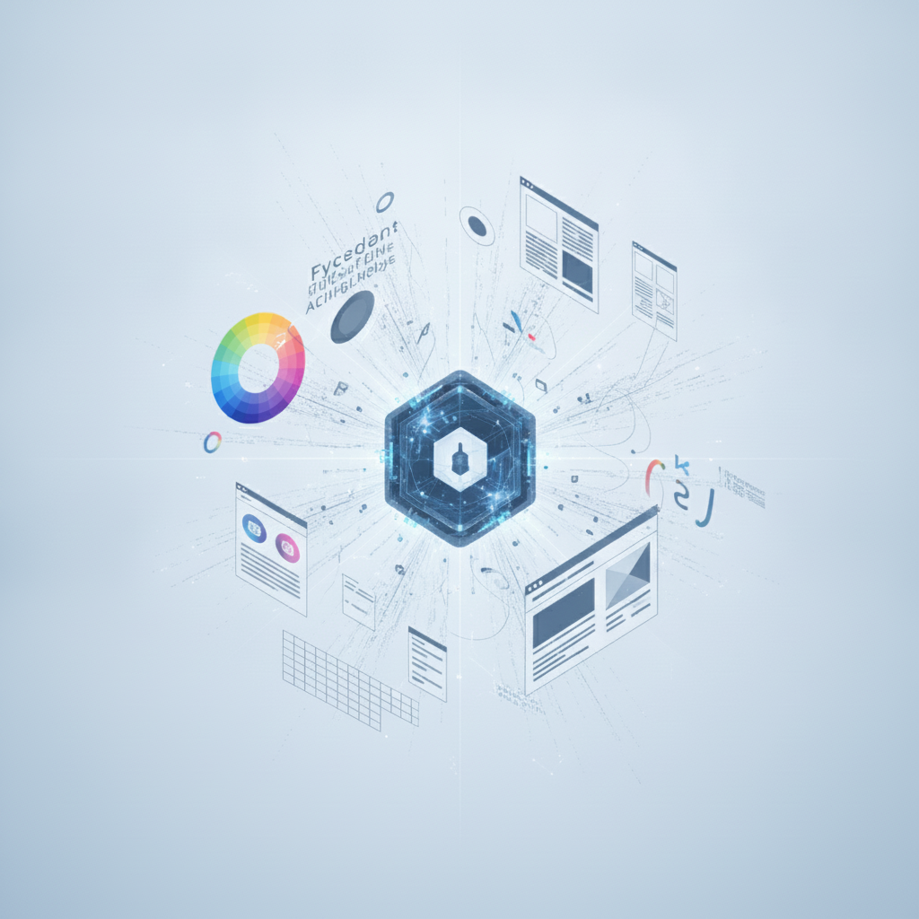Yapay zeka ile web oluşturma süreci Yapay Zeka ile Web Sitesi Kurma, akıllı algoritmalarla tasarım ve içerik otomasyonunu gösteriyor